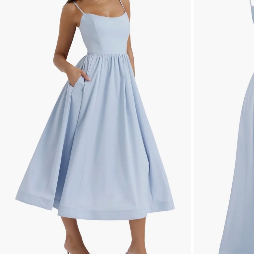 House of CB Lolita Corset Cotton Blend Fit & Flare Dress